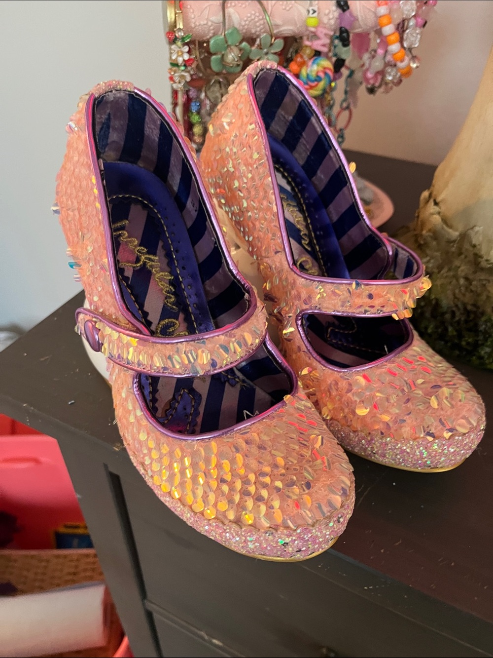 Irregular Choice Paint your own bunny heel